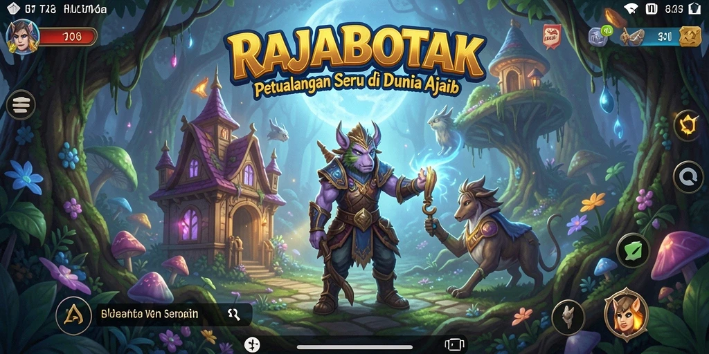 Tampilan menarik dari gameplay RAJABOTAK yang penuh petualangan.