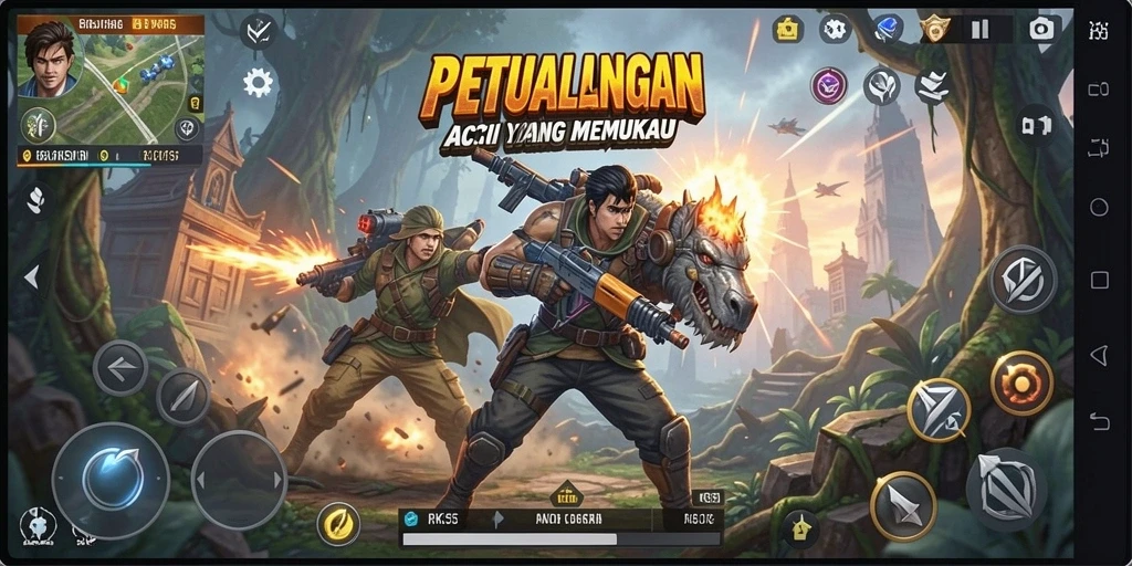 Gameplay seru dan grafis memukau dalam RK55.