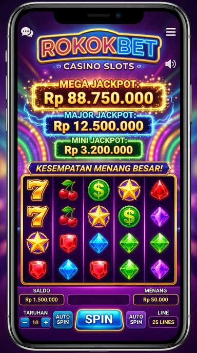Fitur pencarian aplikasi mudah dan cepat di rokokbet.