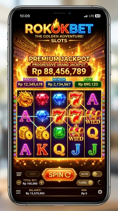 Screenshot halaman unduh aplikasi rokokbet dengan informasi lengkap.